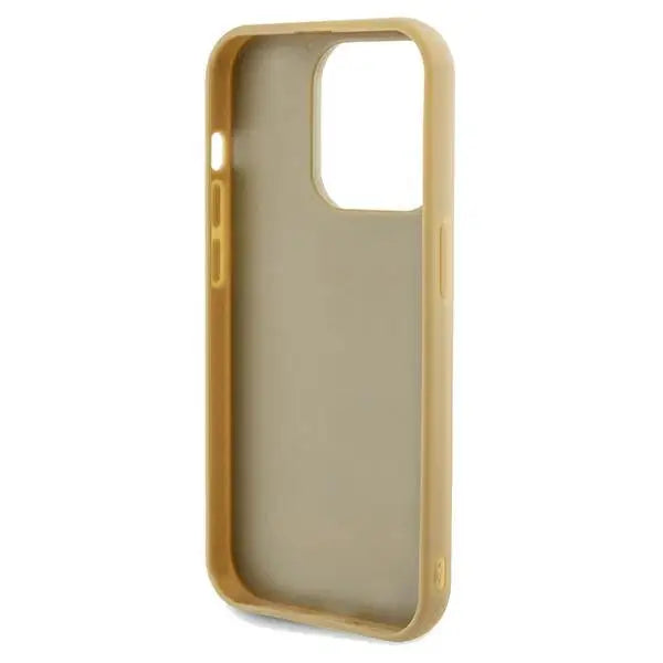 Guess Disco Metal Script case for iPhone 14 Pro Max - gold - Cell phone cases and covers<<<HurtelXML