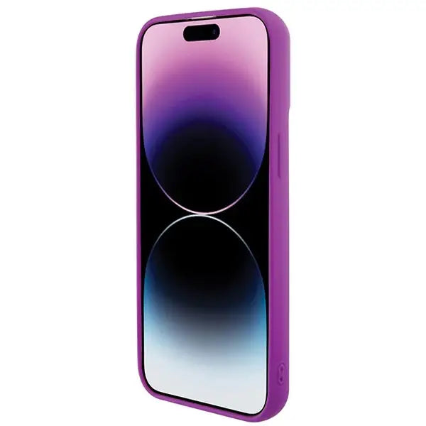 Guess Disco Metal Script case for iPhone 15 Pro Max - pink - Cell phone cases and covers<<<HurtelXML
