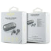 Guess Elongated Metalic Printed Logo Bluetooth TWS Headphones + Docking Station - Gray - Headphones