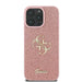 Guess Fixed Glitter Big 4G Case for iPhone 16 Pro - Pink - Cell phone cases and covers<<<HurtelXML