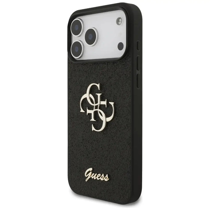 Guess Fixed Glitter Big 4G case for iPhone 17 Pro Max - black - Cell phone cases and covers<<<HurtelXML
