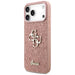 Guess Fixed Glitter Big 4G Case for iPhone 17 Pro Max - Pink - Cell phone cases and covers<<<HurtelXML