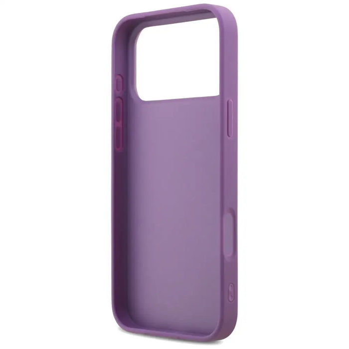 Guess Fixed Glitter Big 4G case for iPhone 17 Pro Max - purple - Cell phone cases and covers<<<HurtelXML
