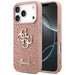 Guess Fixed Glitter Big 4G Case for iPhone 17 Pro - Pink - Cell phone cases and covers<<<HurtelXML