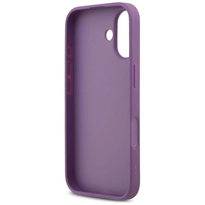 Guess Fixed Glitter Big 4G case for iPhone 17 - purple - Cell phone cases and covers<<<HurtelXML