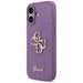 Guess Fixed Glitter Big 4G case for iPhone 17 - purple - Cell phone cases and covers<<<HurtelXML