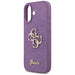 Guess Fixed Glitter Big 4G case for iPhone 17 - purple - Cell phone cases and covers<<<HurtelXML