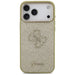 Guess Fixed Glitter Big 4G Metal Frame case for iPhone 17 Pro Max - gold - Cell phone cases and covers<<<HurtelXML