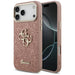 Guess Fixed Glitter Big 4G Metal Frame Case for iPhone 17 Pro Max - Pink - Cell phone cases and covers<<<HurtelXML