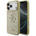 Guess Fixed Glitter Big 4G Metal Frame case for iPhone 17 Pro Max - gold - Cell phone cases and covers<<<HurtelXML