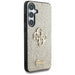 Guess Fixed Glitter Big 4G Metal Logo case for Samsung Galaxy S25 Plus gold - Cell phone cases and covers<<<HurtelXML