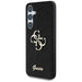 Guess Fixed Glitter Big 4G Metal Logo case for Samsung Galaxy S25 black - Cell phone cases and covers<<<HurtelXML
