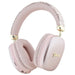 Guess GCube Metallic Script Logo Headphones - Pink - Headphones and speakers<<<HurtelXML