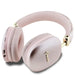 Guess GCube Metallic Script Logo Headphones - Pink - Headphones and speakers<<<HurtelXML