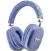 Guess GCube Metallic Script Logo Headphones - Purple - Headphones and speakers<<<HurtelXML