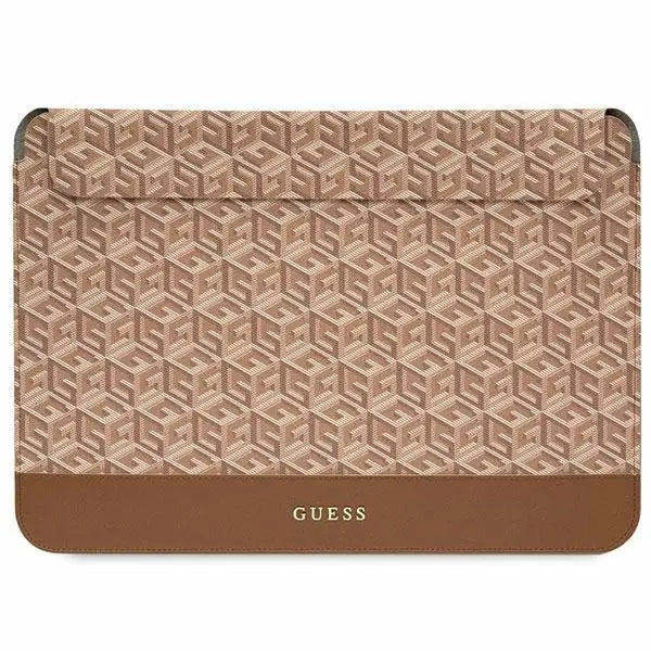 Guess GCube Stripes case for a 14’’ laptop - brown - Laptop bags<<<HurtelXML