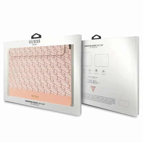 Guess GCube Stripes case for a 14’’ laptop - pink - Laptop bags<<<HurtelXML