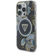 Guess Glitter Flowers Triangle Buttons MagSafe case for iPhone 16 Pro black - Cell phone cases and covers<<<HurtelXML