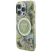 Guess Glitter Flowers Triangle Buttons MagSafe case for iPhone 16 Pro green - Cell phone cases and covers<<<HurtelXML