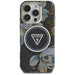 Guess Glitter Flowers Triangle Buttons MagSafe case for iPhone 16 Pro black - Cell phone cases and covers<<<HurtelXML