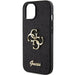 Guess Glitter Script Big 4G case for iPhone 15 - black - Cell phone cases and covers<<<HurtelXML