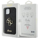 Guess Glitter Script Big 4G case for iPhone 15 - black - Cell phone cases and covers<<<HurtelXML