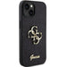 Guess Glitter Script Big 4G case for iPhone 15 - black - Cell phone cases and covers<<<HurtelXML