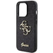 Guess Glitter Script Big 4G case for iPhone 15 Pro - black - Cell phone cases and covers<<<HurtelXML