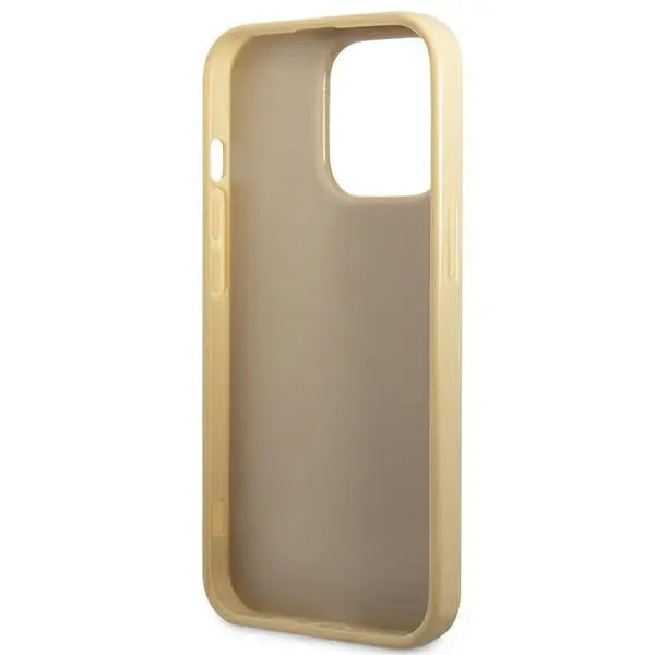 Guess Glitter Script Case for iPhone 14 Pro - Gold - Cell phone cases and covers<<<HurtelXML