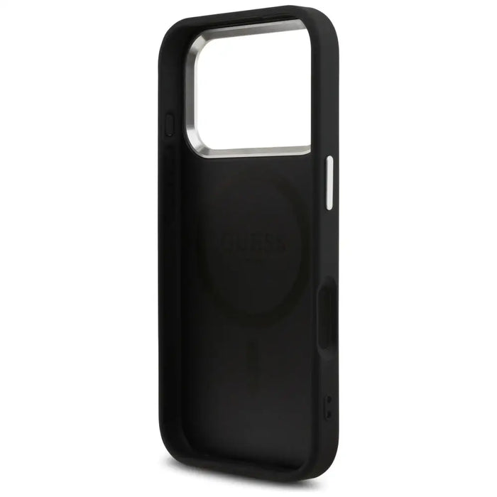 Guess Glitter Triangle Logo MagSafe Case for iPhone 17 Pro - Black - Cell phone cases and covers<<<HurtelXML