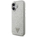 Guess Glitter Triangle Logo MagSafe case for iPhone 17 - silver - Cell phone cases and covers<<<HurtelXML