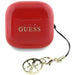 Guess Glossy Effect Printed Classic Logo & Charm TWS headphones - red - Headphones and speakers<<<HurtelXML