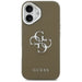 Guess Grained Big 4G Classic Logo iPhone 17 Case - Brown - Cell phone cases and covers<<<HurtelXML