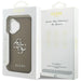 Guess Grained Big 4G Classic Logo iPhone 17 Case - Brown - Cell phone cases and covers<<<HurtelXML