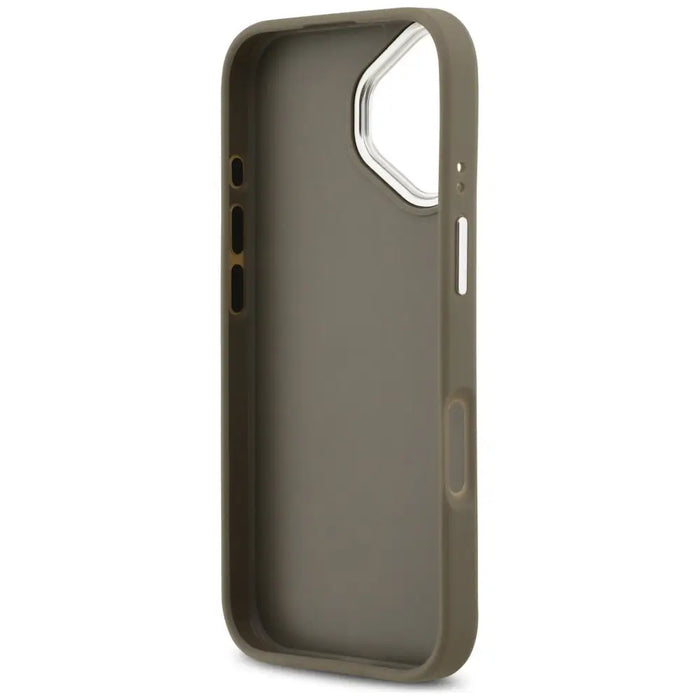 Guess Grained Big 4G Classic Logo iPhone 17 Case - Brown - Cell phone cases and covers<<<HurtelXML