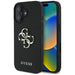 Guess Grained Big 4G Logo Small Classic Logo case for iPhone 16 - black - Cell phone cases and covers<<<HurtelXML