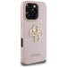 Guess Grained Big 4G Logo Small Classic Logo Case for iPhone 16 Pro Max - Pink - Cell phone cases and covers<<<HurtelXML