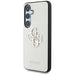 Guess Grained Big 4G Logo Small Classic Logo case for Samsung Galaxy S25 beige - Cell phone cases and covers<<<HurtelXML