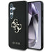 Guess Grained Big 4G Logo Small Classic Logo case for Samsung Galaxy S25 black - Cell phone cases and covers<<<HurtelXML