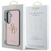 Guess Grained Big 4G Logo Small Classic Logo case for Samsung Galaxy S25 pink - Cell phone cases and covers<<<HurtelXML