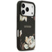 Guess Grained Flowers Classic Logo MagSafe case for iPhone 17 Pro - black - Cell phone cases and covers<<<HurtelXML