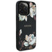 Guess Grained Printed Flower Pattern MagSafe case for iPhone 16 Pro black - Cell phone cases and covers<<<HurtelXML