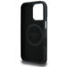 Guess Grained Triangle MagSafe case for iPhone 16 Pro - black - Cell phone cases and covers<<<HurtelXML