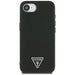 Guess Grained Triangle MagSafe case for iPhone 16e - black - Cell phone cases and covers<<<HurtelXML
