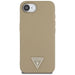 Guess Grained Triangle MagSafe case for iPhone 16e - brown - Cell phone cases and covers<<<HurtelXML