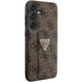 Guess Grip Stand 4G Triangle Strass case for Samsung Galaxy S24+ - brown - Cell phone cases and covers<<<HurtelXML
