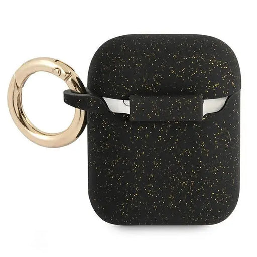 Guess GUA2SGGEK AirPods cover black/black Silicone Glitter - Cell phone cases and covers<<<HurtelXML