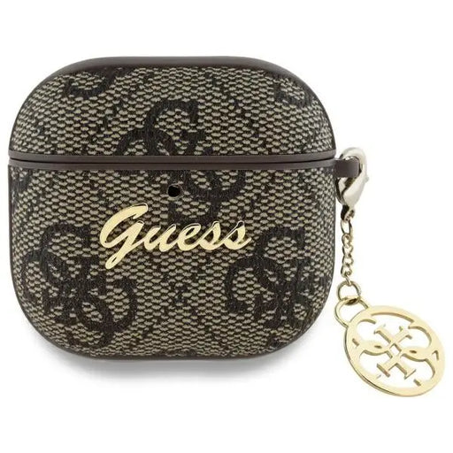 Guess GUA4G4GSMW AirPods 4 cover brown 4G Charm Collection - Cell phone cases and covers<<<HurtelXML