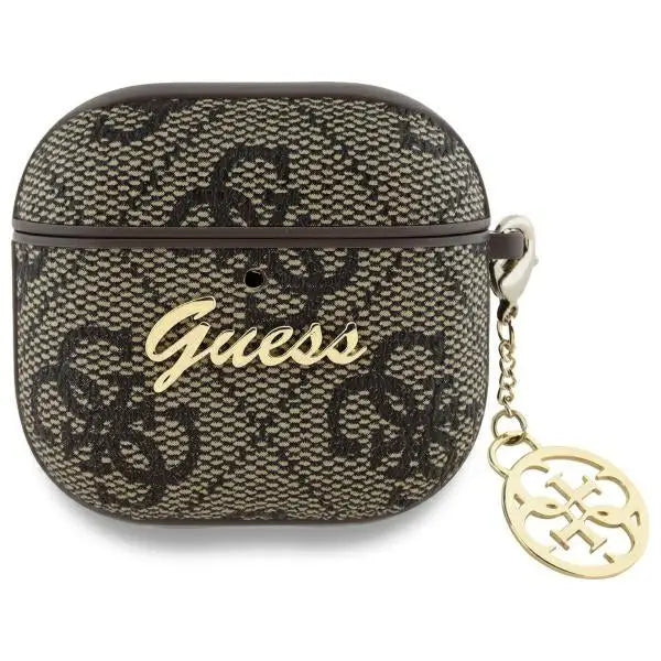 Guess GUA4G4GSMW AirPods 4 cover brown 4G Charm Collection - Cell phone cases and covers<<<HurtelXML