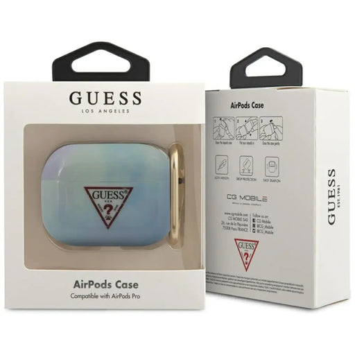 Guess GUACAPTPUMCGC02 AirPods Pro cover blue/blue Tie & Dye Collection - Cell phone cases and covers<<<HurtelXML